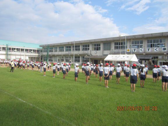 運動会　全体練習