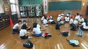 グループでの振り返りの様子