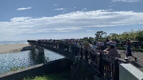 途中休憩の様子