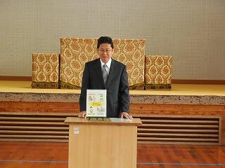 全校集会の様子１