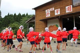 里のあきねひょっとこ踊り