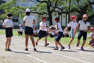 合同運動会予行練習