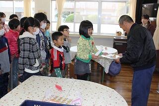 牛乳屋さんへお礼の手紙