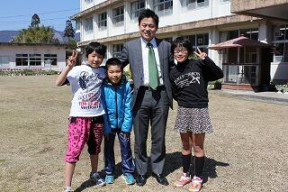 﨑田市長と記念撮影