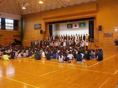 合唱の様子です。