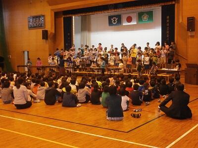 ４年生の発表の様子です。