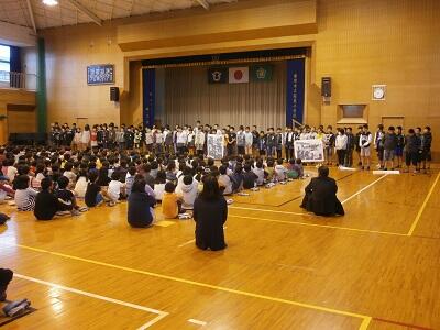 ６年生の発表の様子です。