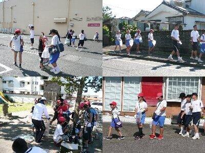 夏休みのボランティア活動