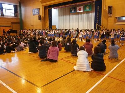 手前は保護者の方々です。