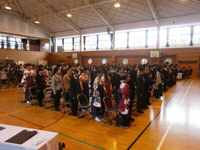 式の様子です。