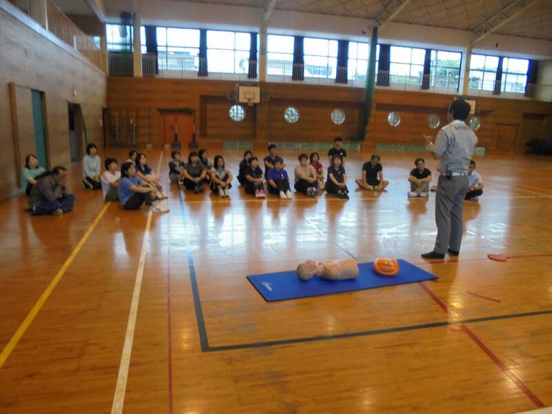 心肺蘇生法講習の様子