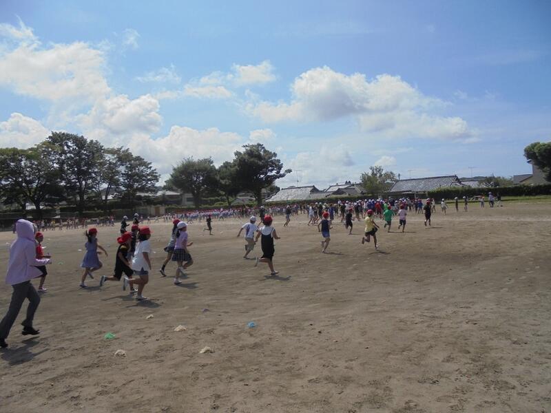 避難訓練の様子