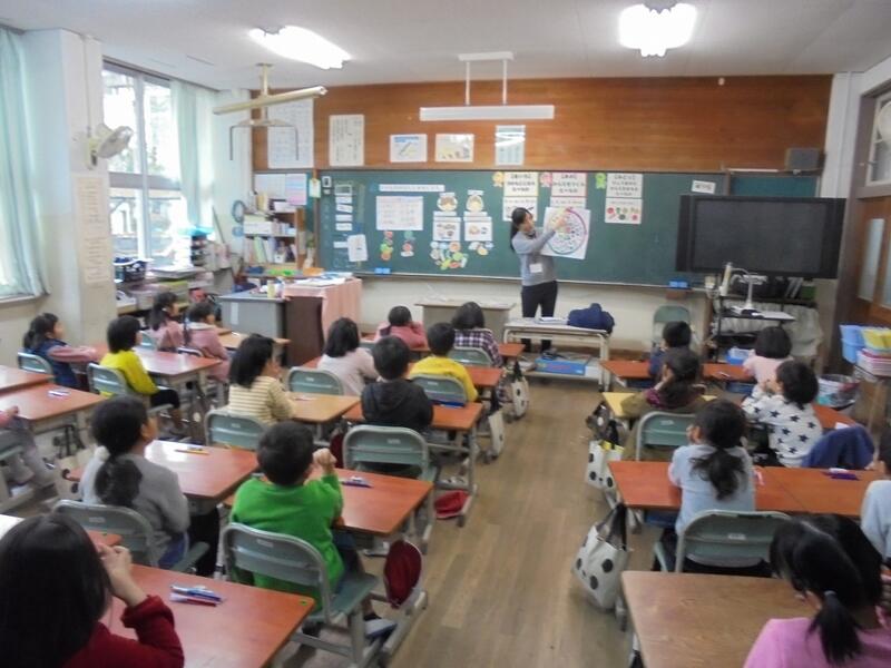食育の授業の様子（１年生）