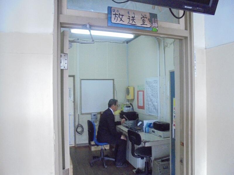 放送による修了式の様子