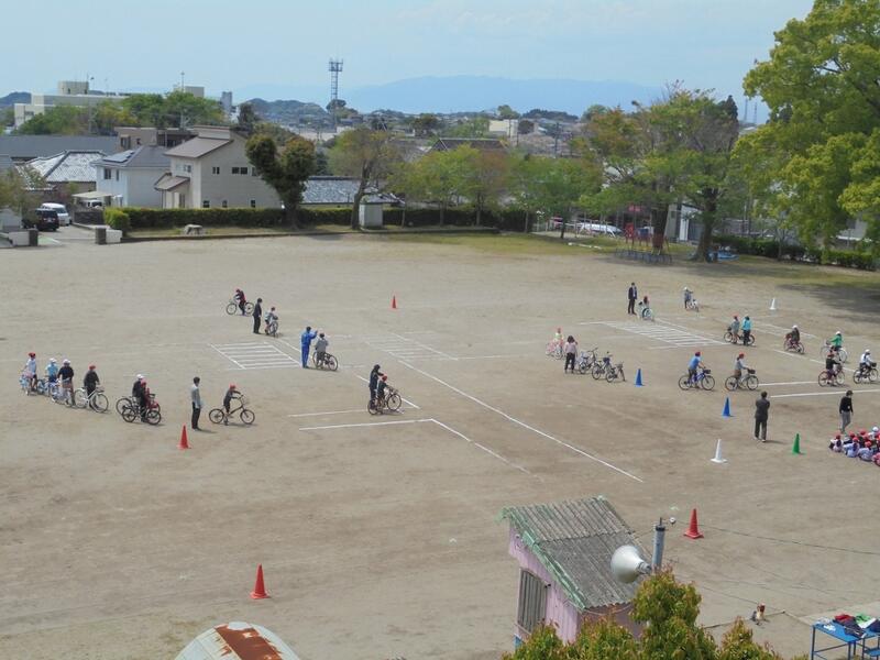 交通教室（５・６年）の様子