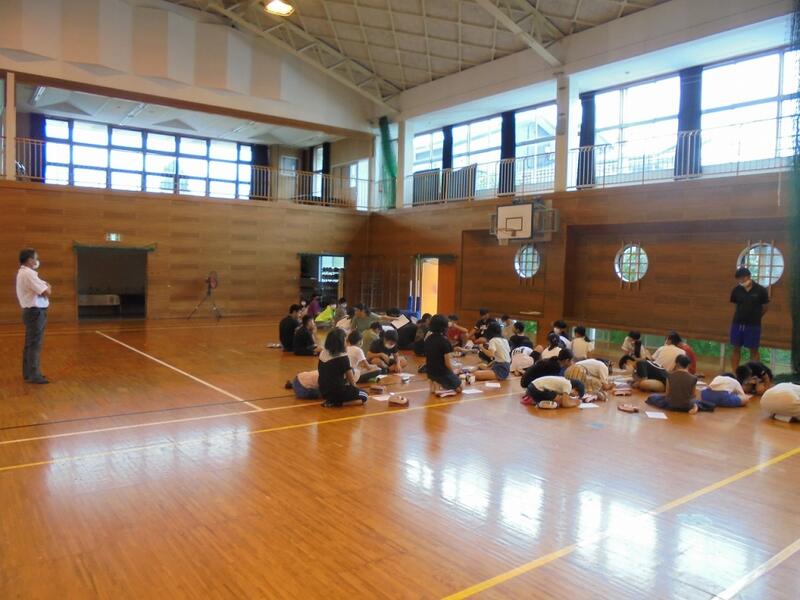 登校班長会の様子