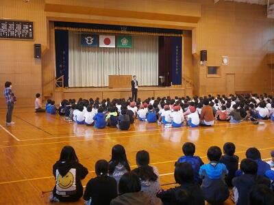 生活目標についてのお話の様子です。