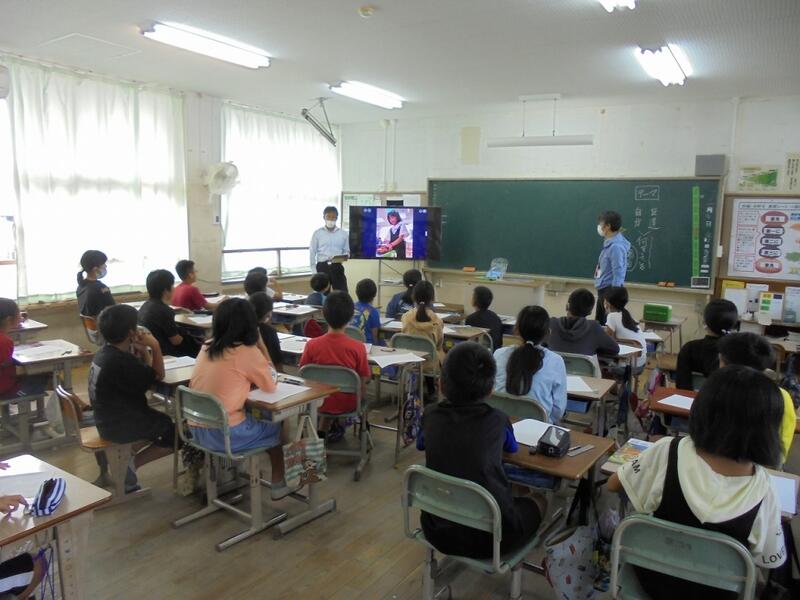 乗り入れ授業の様子