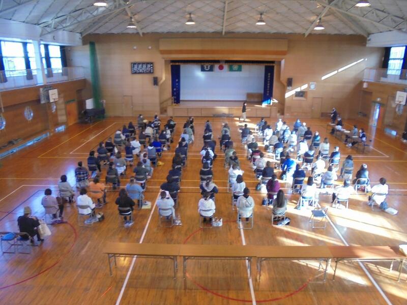 新入学児童保護者説明会の様子