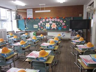 1年生の教室