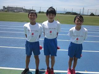 福小聖火リレー伴走者