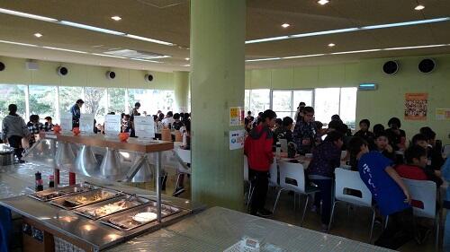 朝食の様子です。