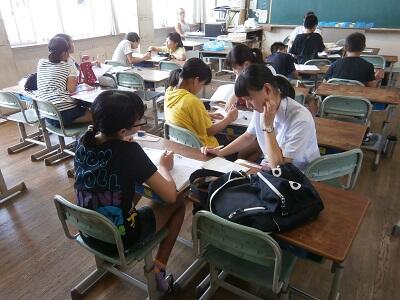 高校生から教わる６年生です。