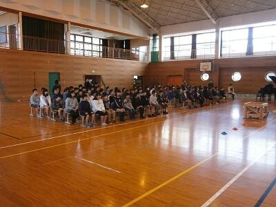 ５年生の立派な態度です。