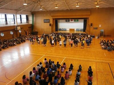 4年生の発表の様子です。