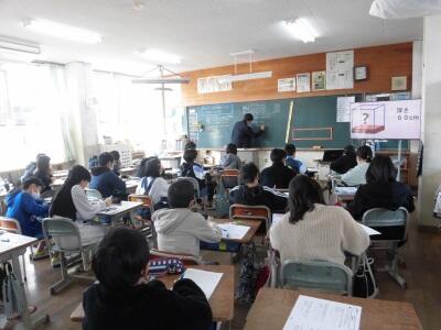 6年3組　算数科