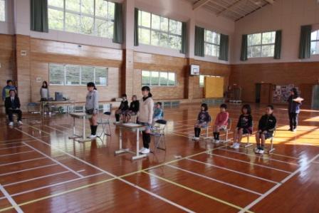 卒業式予行練習