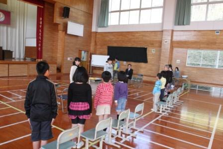 卒業式予行練習