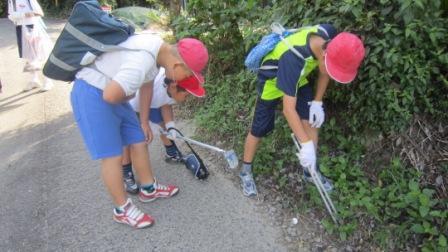 小中合同ボランティア活動