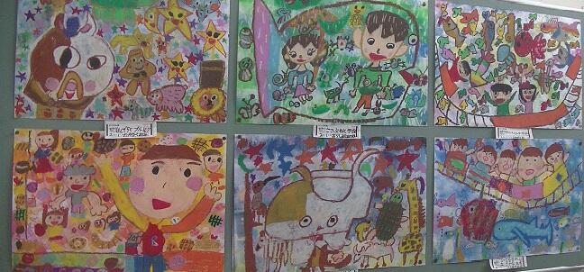 2年生図工絵画作品 2年生図工絵画作品