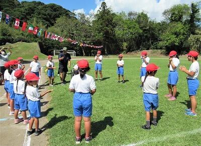 解団式の様子です