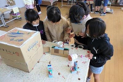 けん玉ができたら景品をあげます