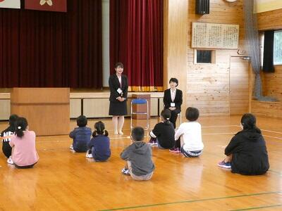 新任式の様子です。 新任式の様子です。