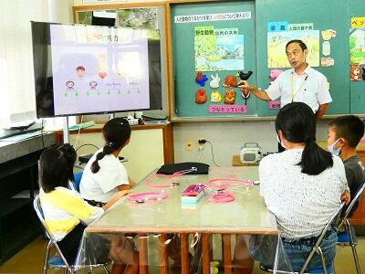 いのちはつながっていることを学んでいます。