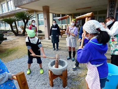 きねが重くて大変！