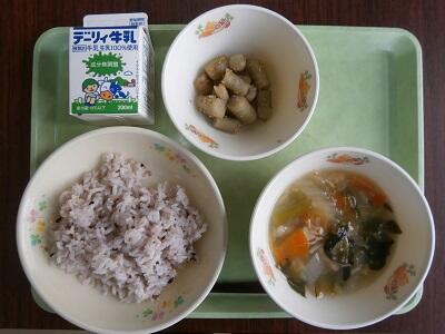 たたきごぼうはよくかんで食べました! たたきごぼうはよくかんで食べました!