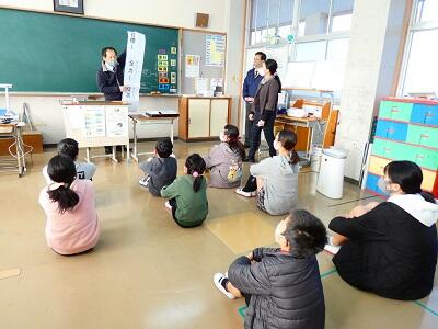 教頭先生のお話の様子です。