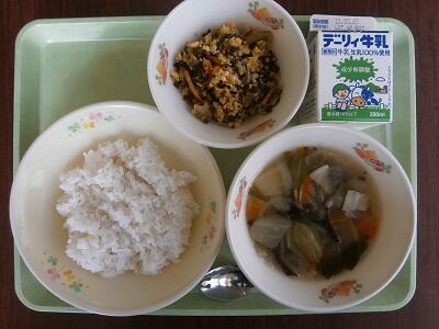 丼物とスープの黄金の組み合わせ！