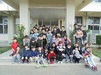 門松前でハイチーズ