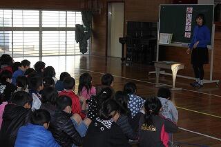 ２月の全校朝会