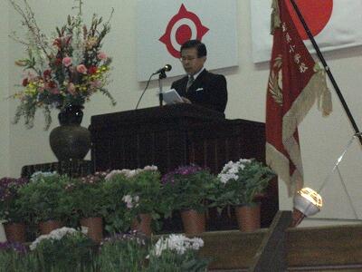 卒業式のようす