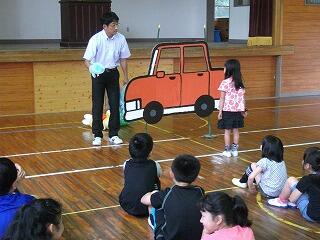 避難訓練のようす