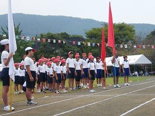 榎原小中合同運動会風景