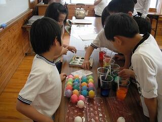EasterEgg作成のようす EasterEgg作成のようす