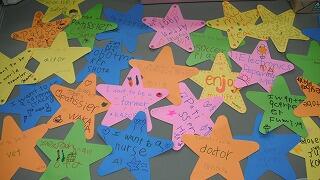 英語の七夕飾り