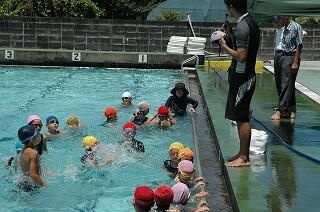 水泳大会のようす